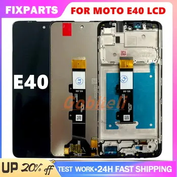 Тестван за Motorola Moto E40 LCD XT2159 дисплей сензорен екран дигитайзер събрание за MOTO E40 дисплей