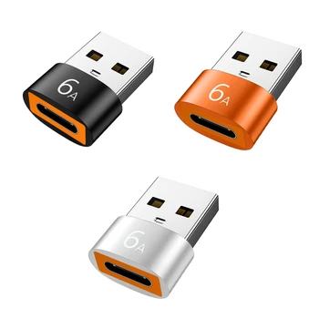 6A USB C женски към USB мъжки OTG конектор OTG адаптер тип C към USB3.0 конвертор поддръжка зареждане трансфер на данни