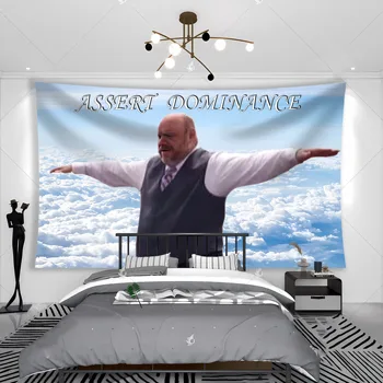 New Bertram Eating Kids Tapestry Wall Hanging Funny Meme Art Aesthetic Room Decoration Bedroom Sofa Blanket Home