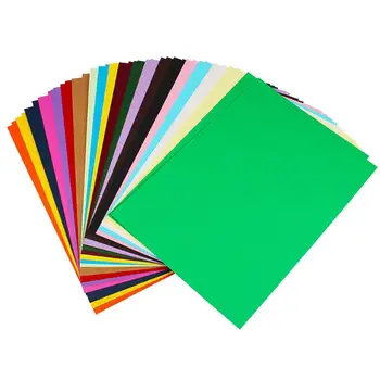 25 листа A4 250gsm цветна занаятчийска хартия цвят картон хартия цвят скрапбукинг хартия лъскав картон за производство на хартия