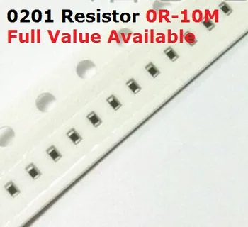  500PCS SMD чип 0201 резистор 1.5R / 1.6R / 1.8R / 2R / 2.2R 5% съпротивление 1.5 / 1.6 / 1.8 / 2 / 2.2 / ома резистори 1R5 1R6 1R8 2R2 Безплатна доставка
