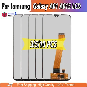 3/5/10PCS LCD за Samsung A01 A015F 2020 LCD за Samsung M01 M015F LCD екран дисплей сензорен монтаж дигитайзер