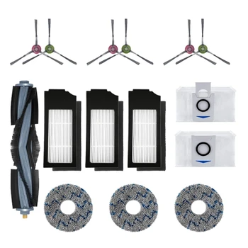 Филтър четка кърпа замяна чанти за Ecovacs DEEBOT X1 OMNI X1 TURBO X1 PLUS робот прахосмукачка аксесоар