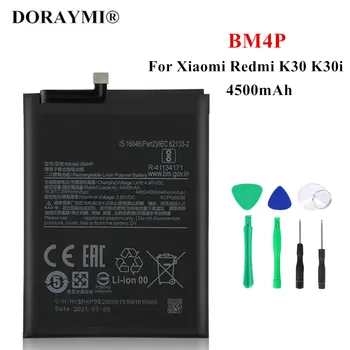Оригинална висококачествена батерия за телефон BM4P 4500mAh за Xiaomi Redmi K30 K30i 4G 5G K 30 резервни батерии + инструменти