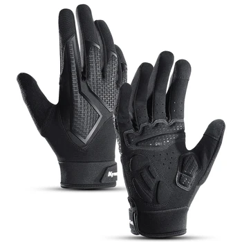 Външни спортни ръкавици за колоездене SBR подложка удароустойчиви дишащи велосипедни ръкавици против хлъзгане сензорен екран фитнес MTB велосипедни ръкавици