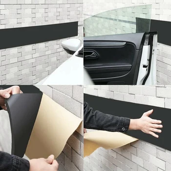 Паркинг стена лента 200x20cm капак устойчив на надраскване гумена пяна формоване Протектор за врата на автомобил Външна броня гараж