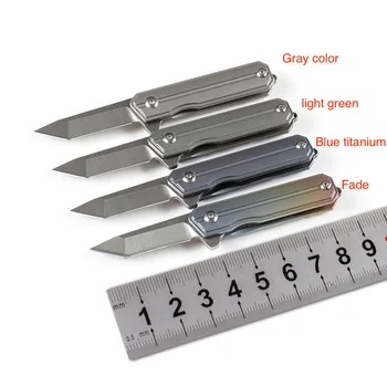 Swayboo D2 стомана тактически къмпинг джобен нож оцеляване 58-60HRC висока твърдост ключодържател мини преносим сгъваем нож