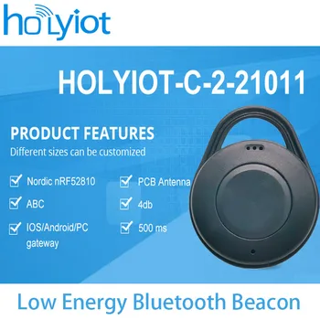 Holyiot NRF52810 Ibeacon Tag 3-осен акселерометър Bluetooth 5.0 Сензор за консумация на модул с ниска мощност Beacon за IOT Smart Home