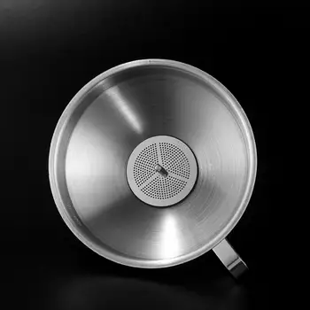 Неръждаема стомана фуния кухненско масло течна фуния метал фуния филтър широка уста фуния за консервиране дома кухненски инструменти