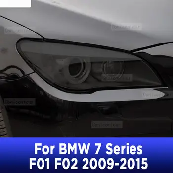 Film pelindung eksterior mobil, aksesoris perbaikan Film pelindung TPU warna lampu depan Anti gores untuk BMW 7 Series F01 F02 2