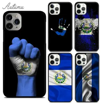 Ел Салвадор Национален флаг Калъф за телефон за iPhone 15 SE2020 11 12 13 14 Pro Max mini XR XS 6 7 8 Plus Cover coque Fundas Shell