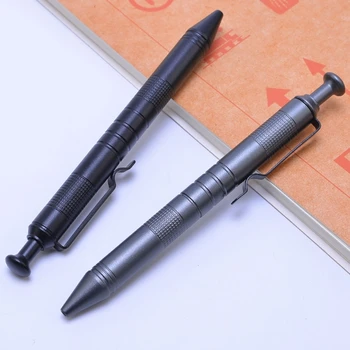 Тактическа писалка за самозащита Проста алуминиева сплав Защита на сигурността Писалка Инструмент за лична защита на открито EDC химикалка