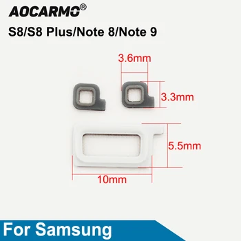 Aocarmo За Samsung Galaxy S8 Plus S8+ Note8 Забележка 8 9 Долен високоговорител Прах Net Mic MicPhone Mesh