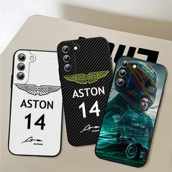 Aston Martin F1 калъф за телефон за Samsung Note 20 9 10 8 Pro Plus Lite Ultra M40 M80s M20 M31 M14 J7 J6 Prime черен силиконов гръб