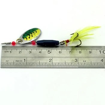 LotSpoon Метални примамки за риболов Комплект въртящи се примамки CrankBait Bass Tackle Hooks Риболовни примамки Спортни забавления