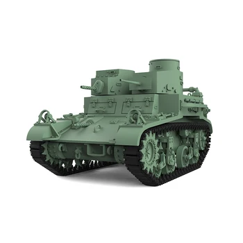 SSMODEL 1/76 76502 V1.7 3D отпечатана смола US M2A2 Light Tank Model Kit