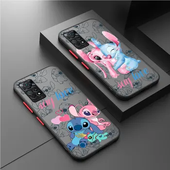Калъф за телефон за Redmi Note 8 Pro 7 11 Pro 8T 12 10 Pro 9S 11T 11S 12S 10S 9 Soft Disney Cartoon Lilo & Stitch Cover