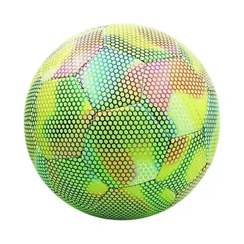 Флуоресцентна светеща футболна топка Възрастен размер 5 Детето свети в тъмни места след абсорбиране на светъл футбол