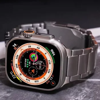 Каишка от титанова сплав За Apple часовник Ultra/2 49mm 9 8 7 45mm 41mm Лека гривна от висок клас За iwatch 6 5 4 3 SE 44mm 40mm