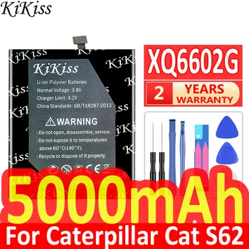 5000mAh KiKiss Мощна батерия за Caterpillar Cat s62, S62 Pro батерии за мобилни телефони