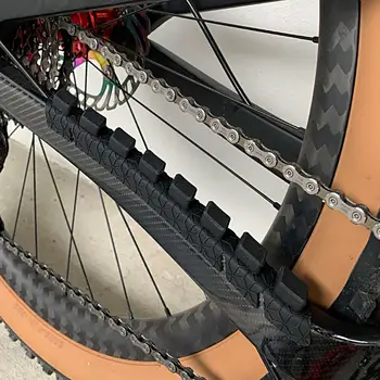 Надежден лек водоустойчив анти-деформация верига престой подложка за планински велосипед верига престой протектор верига престой подложка