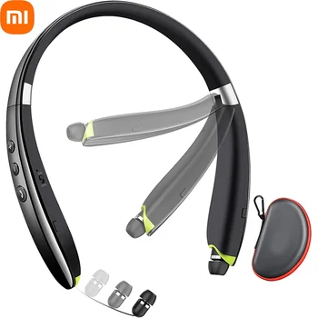 XiaoMI MIJIA SX-991 Bluetooth слушалки лента за врата сгъваеми безжични слушалки прибиращи се слушалки шумопотискане Hifi стерео