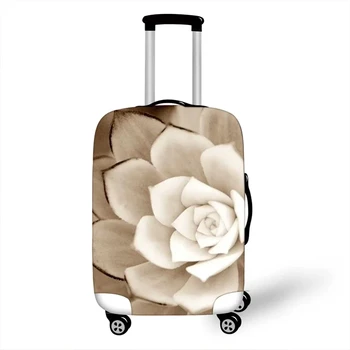 Дизайнер колоритен растителен багаж покритие сгъсти еластичен багаж покритие за 19 - 32 инчов куфар случай прах покритие пътуване аксесоари
