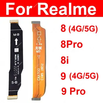 LCD дънни платки Flex кабел за Realme 8 8i 8S 8Pro 9 9 Pro 4G 5G дънна платка LCD екран конектор Flex панделка части