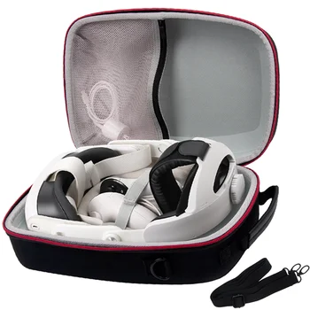 Носене на чанта за защита на пътуването за Meta Quest 3 Елитна каишка VR очила Водоустойчива кутия за съхранение за Meta Quest 3