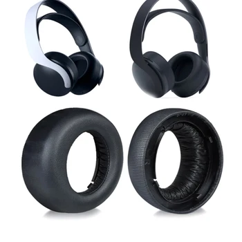 Подложки за уши за PS5 PULSE 3D слушалки за подмяна на слушалки Възглавнички за уши Калъф за уши Ремонт на черни слушалки
