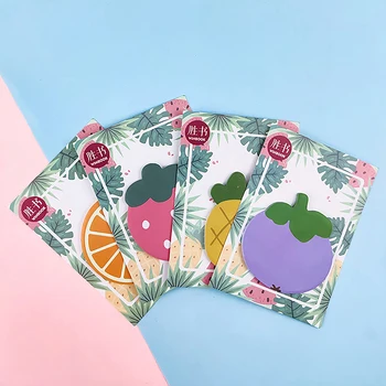 25Sheets Creative Cute Fruit Series Memo Pad Student Stationery Message Sticky Note Post N-time стикер Kawaii карикатура стикери