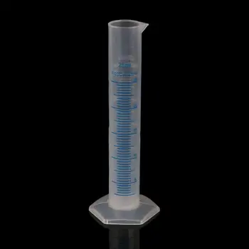  25mL Измервателен цилиндър Лабораторен тест Градуиран течен пробен туба Jar Tool Нов