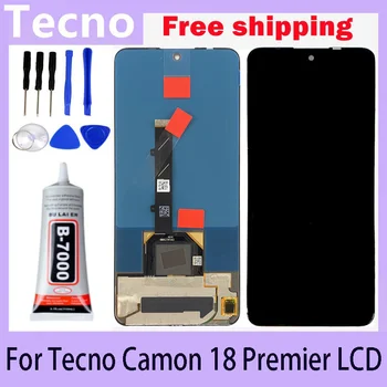 6.7inch оригинален LCD за Tecno Camon 18 Premier дисплей сензорен екран събрание дигитайзер за Camon18 Premier CH9 LCD дисплей