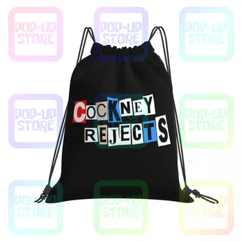 Кокни отхвърля логото шнур чанти фитнес чанта Bookbag Softback еко приятелски езда раница