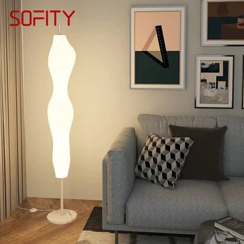 SOFITY Скандинавска подова лампа Минимализъм Модерна семейна стая Спалня Творчество LED декоративна стояща светлина