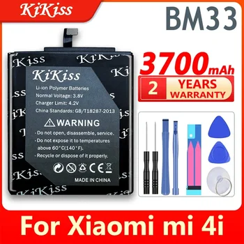 3700mAh батерия за XIAOMI MI4i батерия BM33 за Xiao mi 4i Batteria + безплатни инструменти