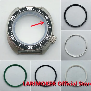 Watch Case Parts Chapter Ring Fit For SKX009 SKX Model NH35/NH36 Мъжки часовник син/зелен/черен/бял 31.2mm * 28mm * 1.6mm