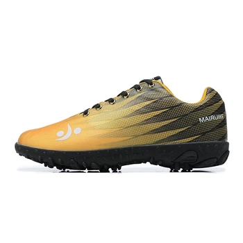 Професионални обувки за голф за мъже Удобни маратонки за ходене на открито Противоплъзгащи шипове Голф маратонки Голф тренировъчни обувки за мъже