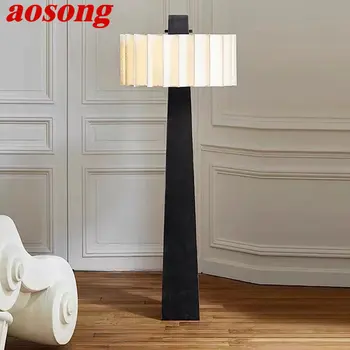 AOSONG Съвременни подови лампи LED Nordic Fashion Прост дизайн Постоянна светлина за домашен хол спалня декор