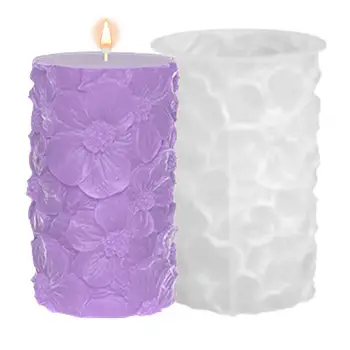 стълб силиконови форми кристал епоксидна релефна форма за производство на свещи домакински DIY консумативи силиконови молове за свещи Popsicles