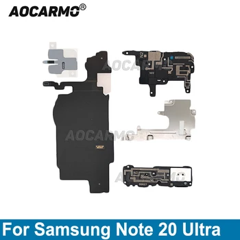 Aocarmo За Samsung Забележка 20 Ultra 20U високоговорител безжично зареждане бобина NFC сигнал антена дънна платка метален капак ремонт част