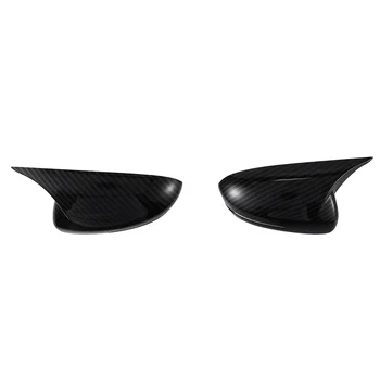 1Pair огледало за обратно виждане Корпус корпус Волски рог Trim Caps за Kia Optima K5 2011-2015 Странично огледало черупка стикер въглерод