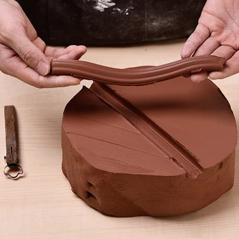 Грънчарски инструменти Дръжка за чайник Инструмент DIY глина инструмент дръжка Инструмент за бързо прототипиране Керамична дръжка Инструмент за моделиране на скрепер