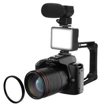 Цифров фотоапарат за фотография 4K WIFI уеб камера реколта видео рекордер, B