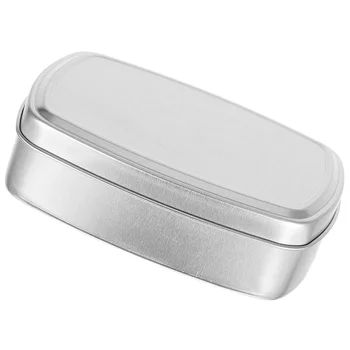 алуминиева кутия бонбони контейнер бар сапун пътуване притежателя случай съхранение кутии метал калай