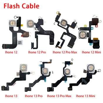 Разстояние за близост Сензор за светлинна светкавица LED Flex кабел ремонт части за Iphone 12 13 Pro Max мини