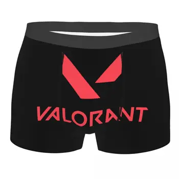 Модна игра Valorant лого Боксерки Шорти Гащи Мъжки долни гащи Удобни слипове Бельо