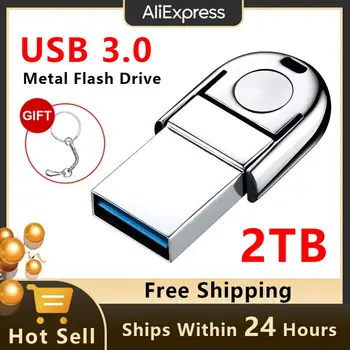 USB флаш памети 2TB OTG Type-C 2-в-1 Pen Drive 1TB до 100MB/s USB памет Водоустойчив флаш диск за телефони Настолен таблетен компютър