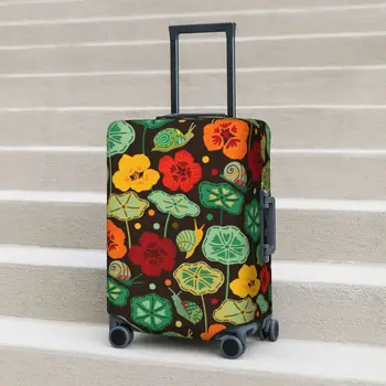 охлюви модел куфар покритие листа цвете празник бизнес еластични багаж доставки защита
