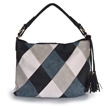 Луксозни чанти Дамски чанти Дизайнерски ежедневни чанти за рамо за жени 2023 Пачуърк Дамска ръчна чанта PU кожа Big sac bolsa